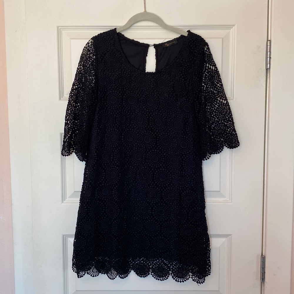 Black swimsuit cover up